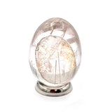 Clear Rutilated Quartz Egg