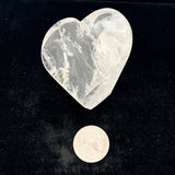 Angle Cut Quartz Heart