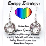 Clear Quartz Energy Earrings