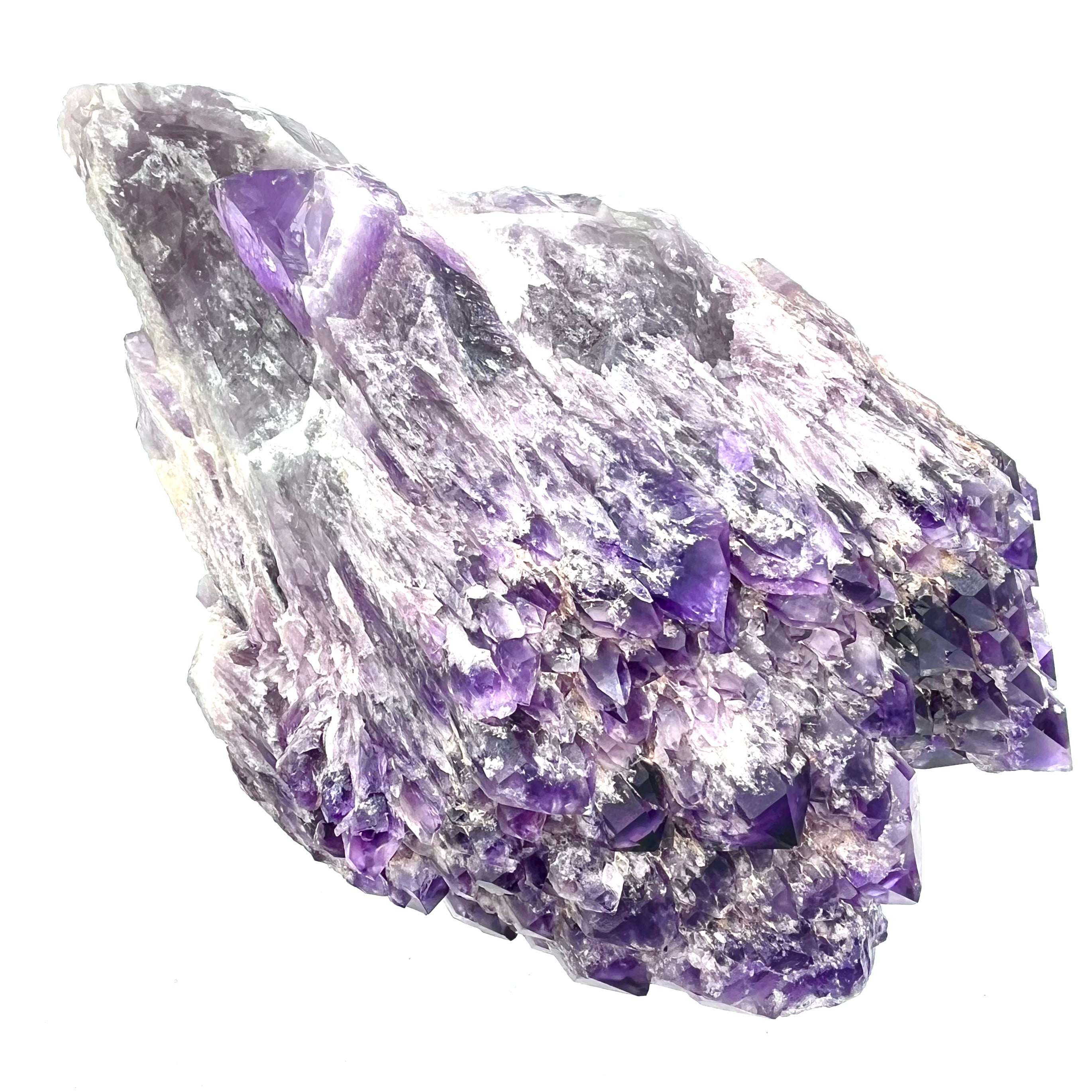 RARE Huge Stunning Chevron Amethyst w/ Extraordinary Elestial Structure