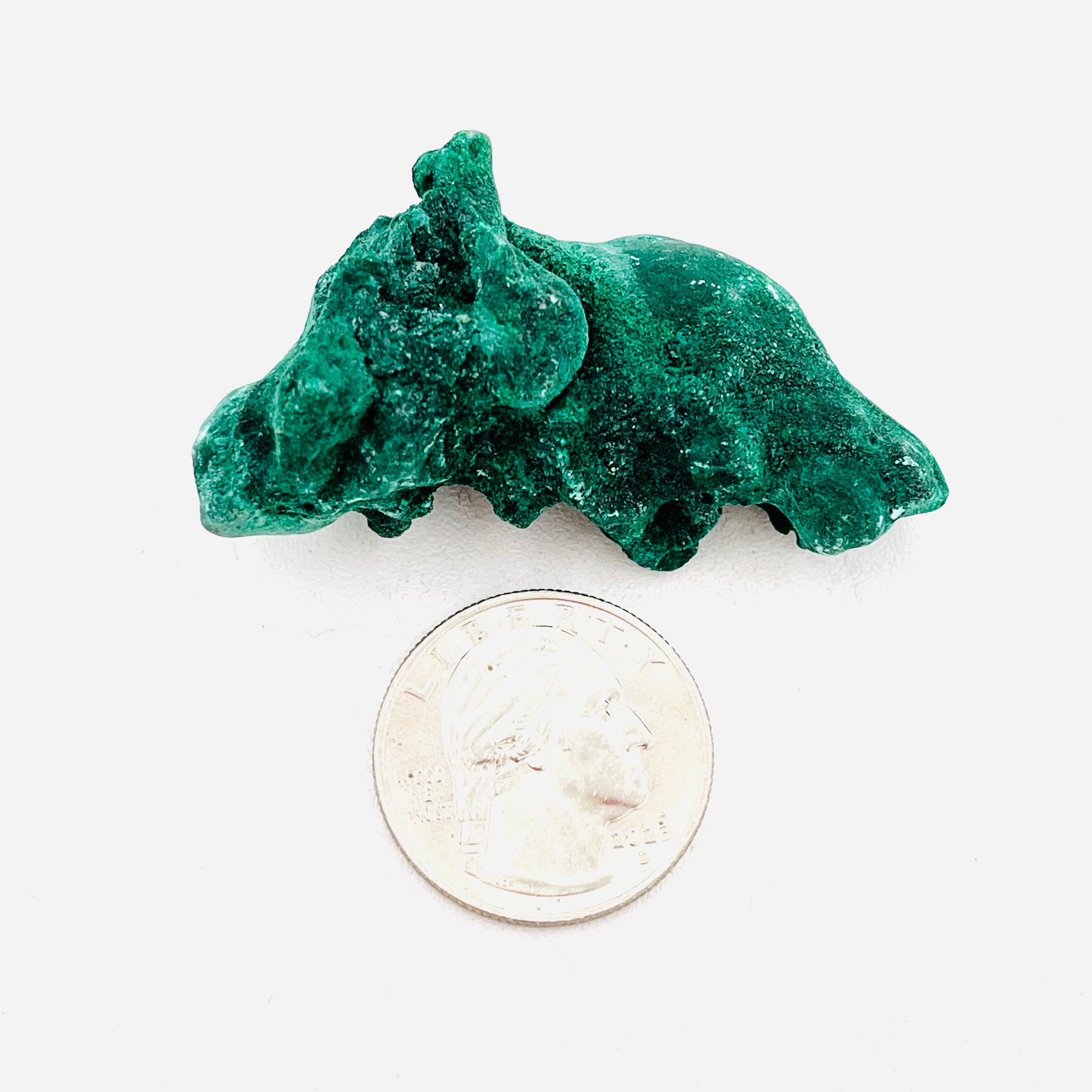 Velvet Fibrous Malachite