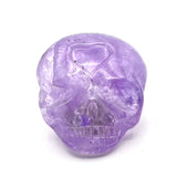 Amethyst Skull Palmstone