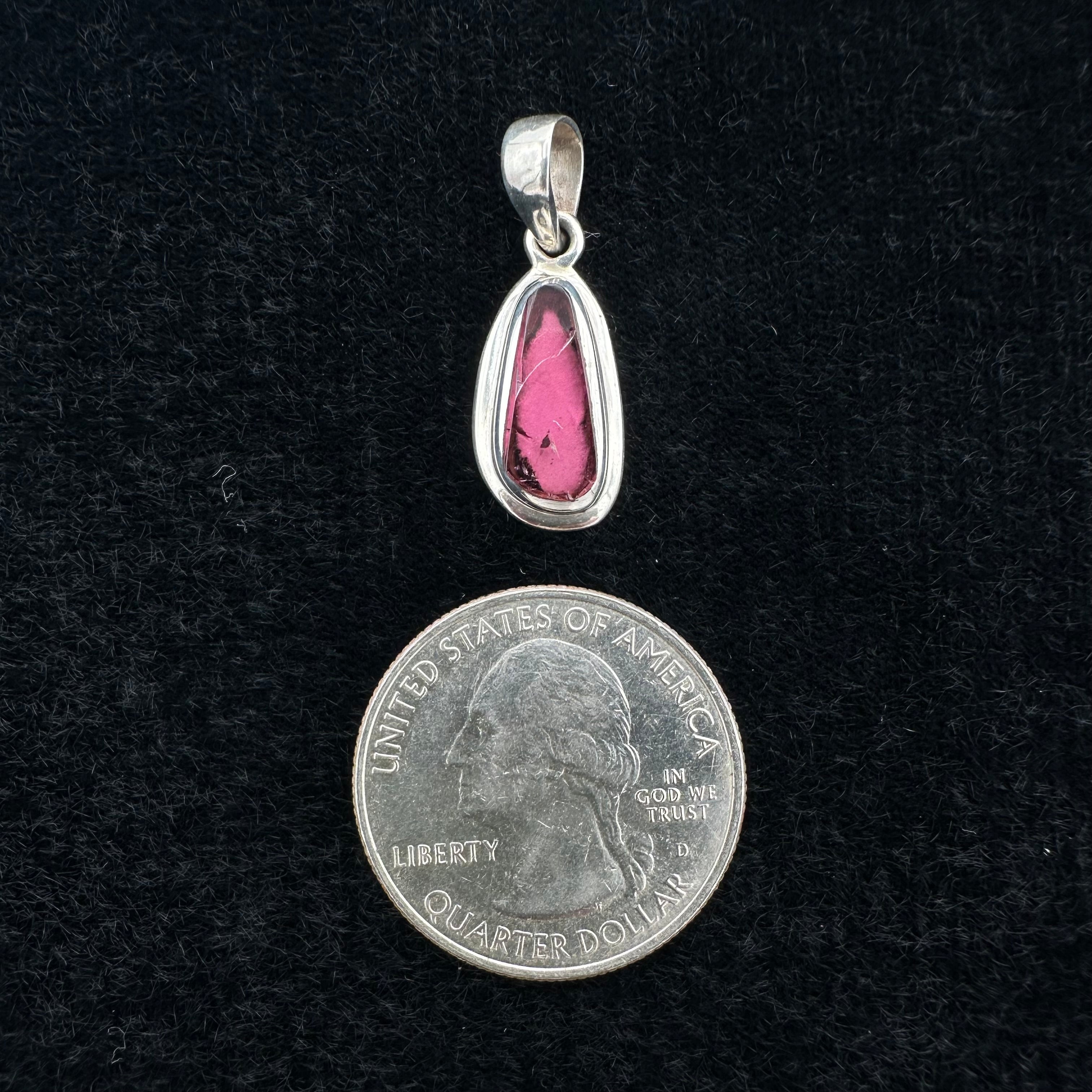 Pink Tourmaline Pendant