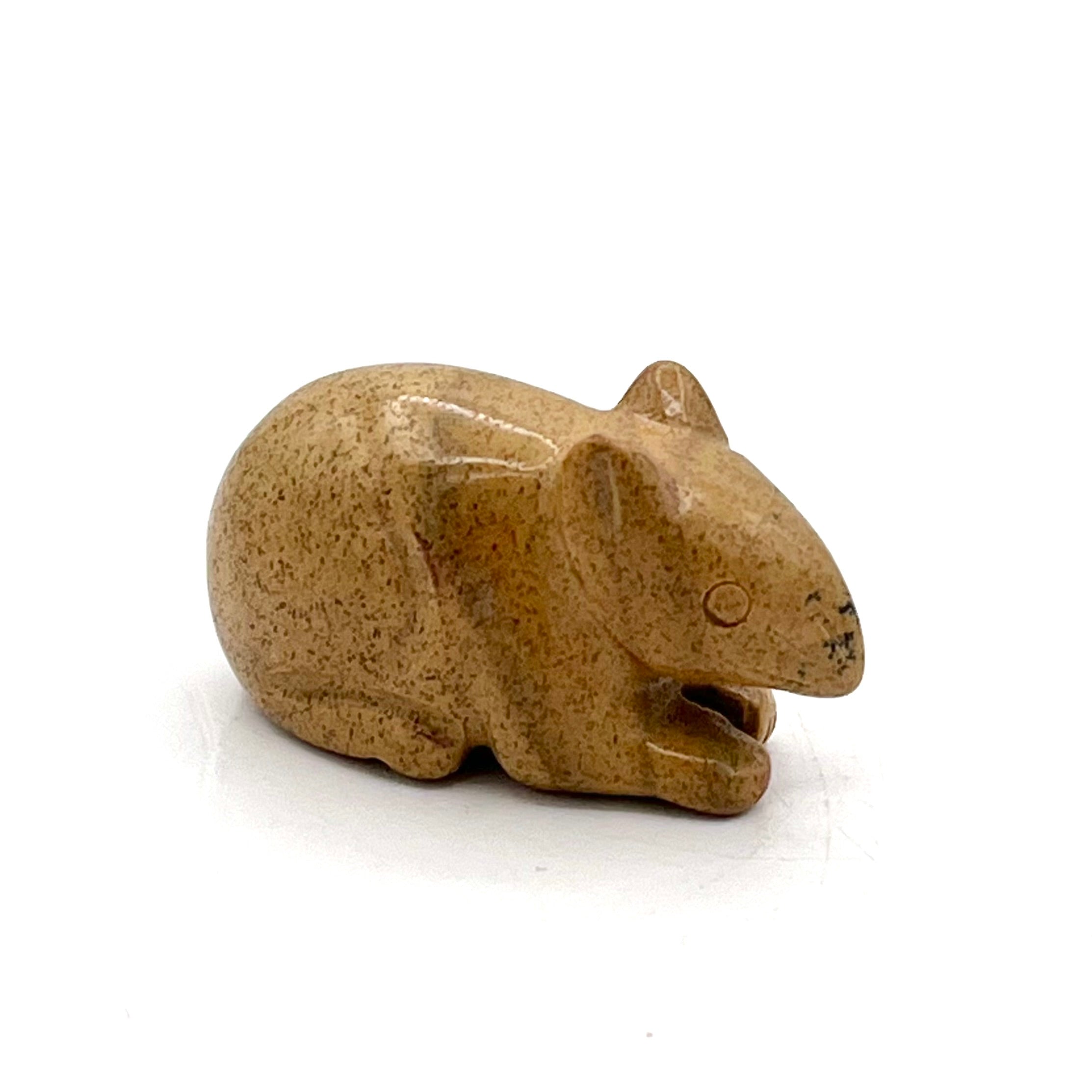 Stone Animal Mouse Carving