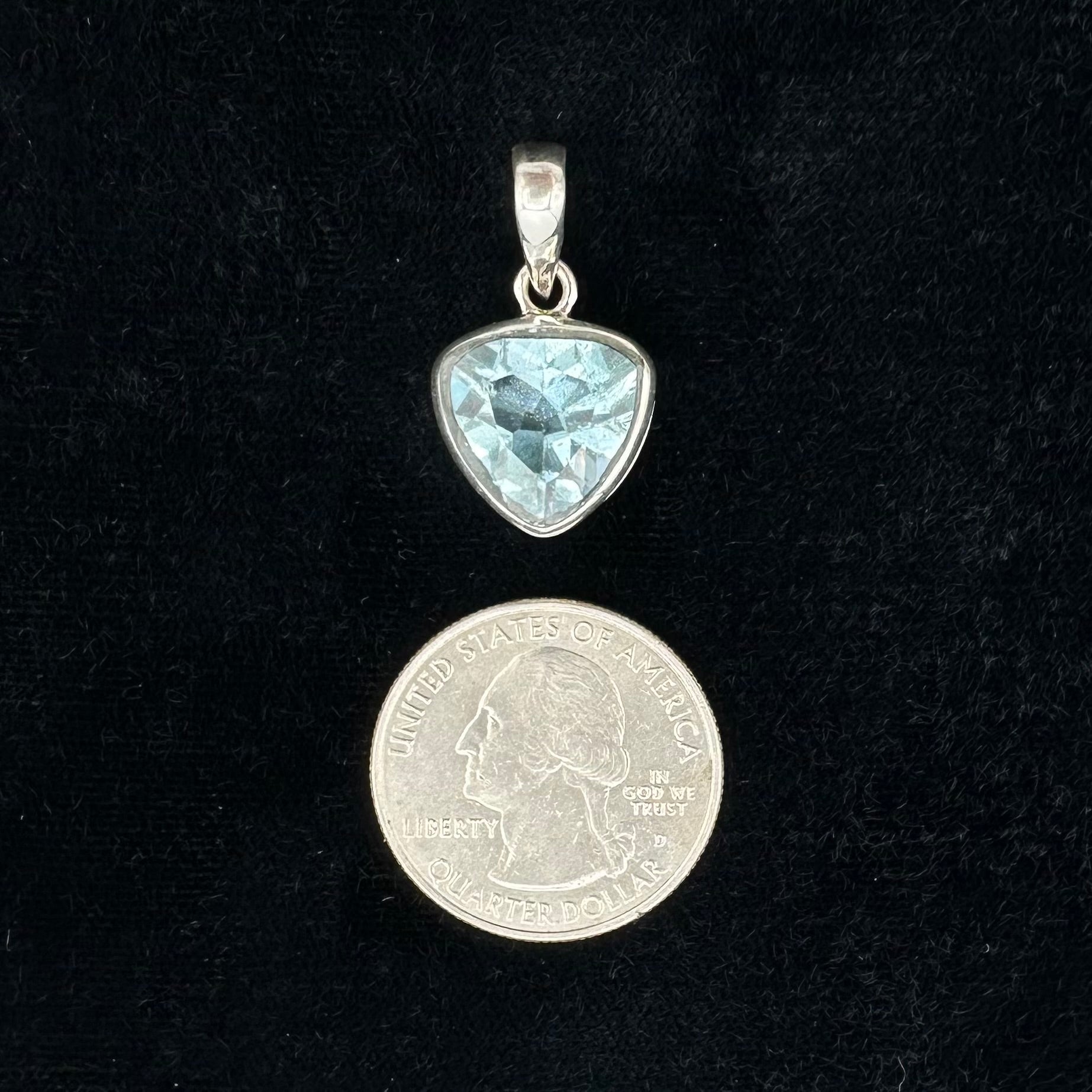 Blue Topaz Pendant