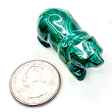 Malachite Animal Carving- Bear
