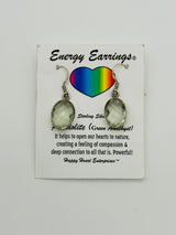 Prasiolite Energy Earrings