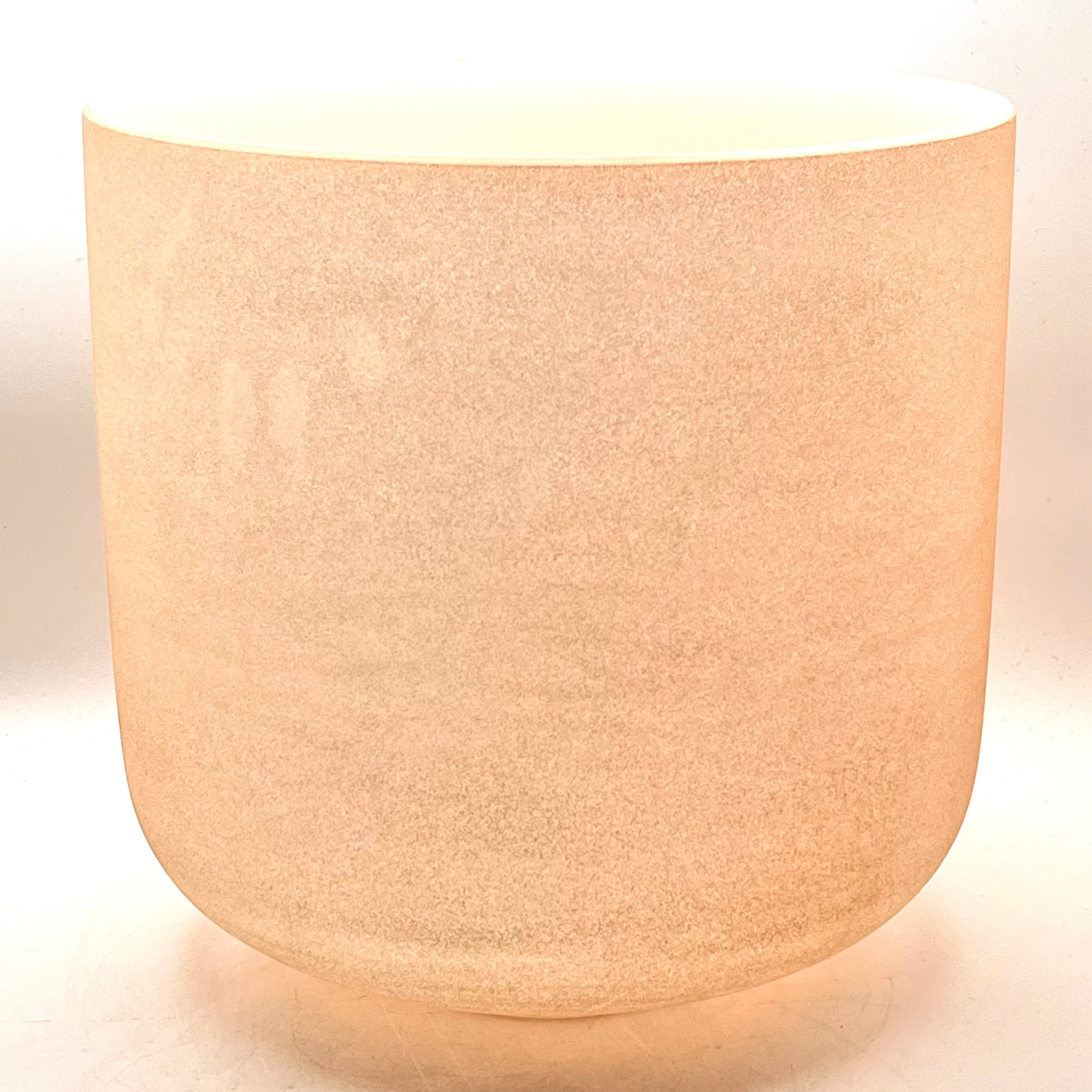 12" D-5 D Classic Frosted, Laughing Buddha 113132 Crystal Tones Singing Bowl