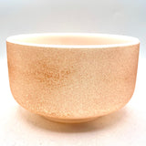8" D#-45 D# Classic Frosted, Laughing Buddha 90767 Crystal Tones Singing Bowl