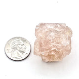 Morganite, Raw Natural Icy Beauty