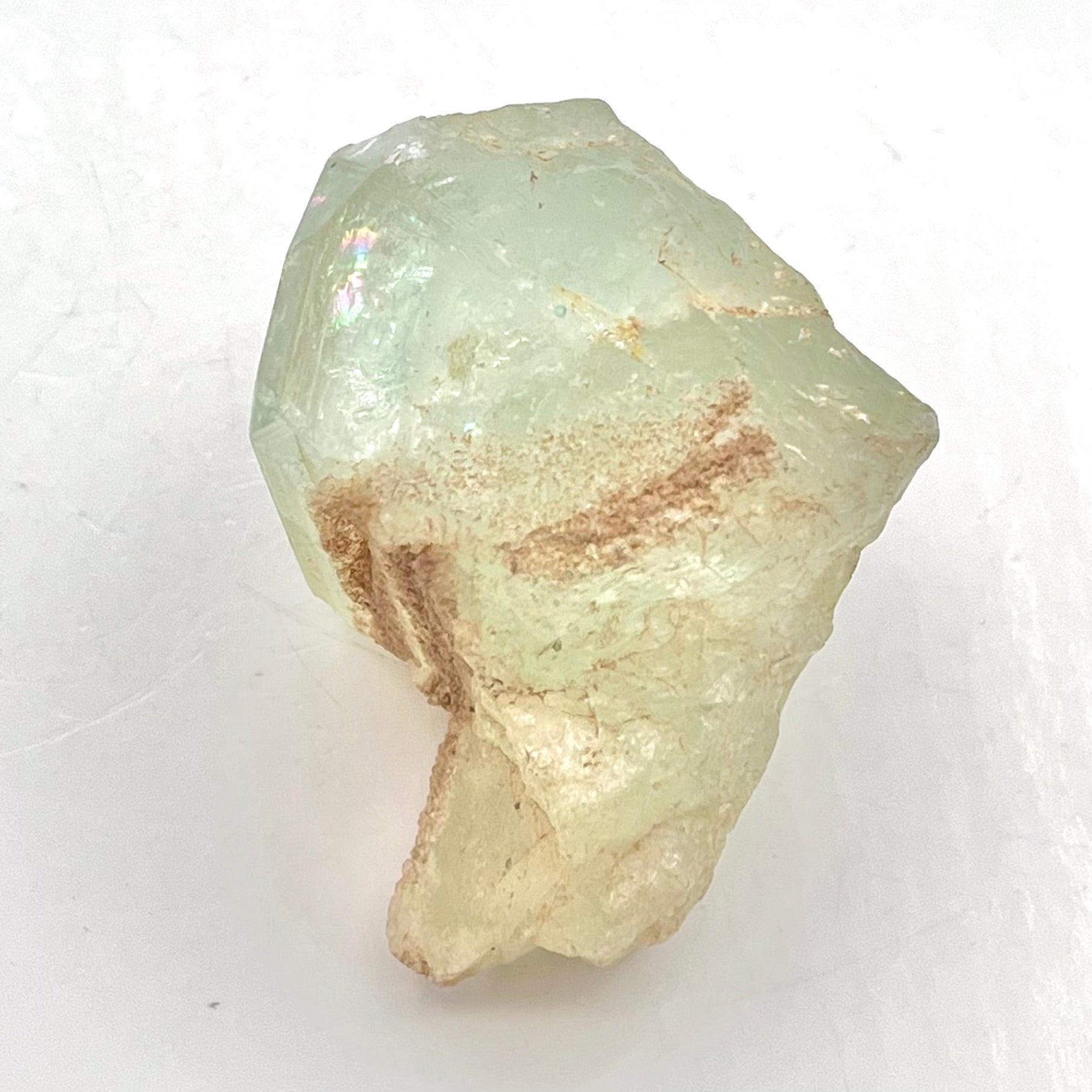 Beautiful 1/2 Raw 1/2 Polished Aquamarine