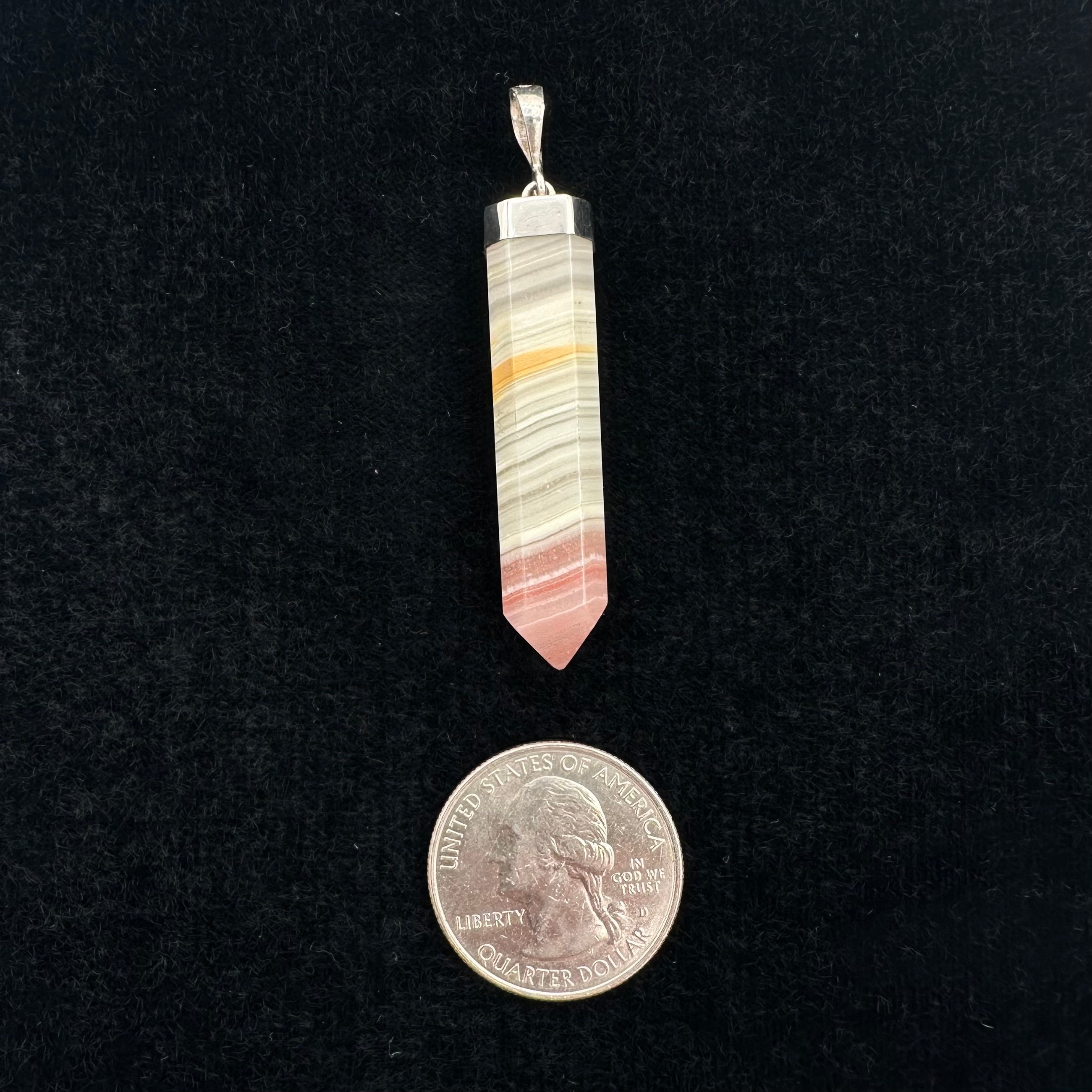 Pink Onyx Pendant
