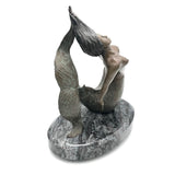 Bronze Mermaid Sculpture- Metamorphosis XIII: Dreaming by Cynthia Thomas