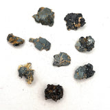 Golden Rutile in Hematite 2-4g
