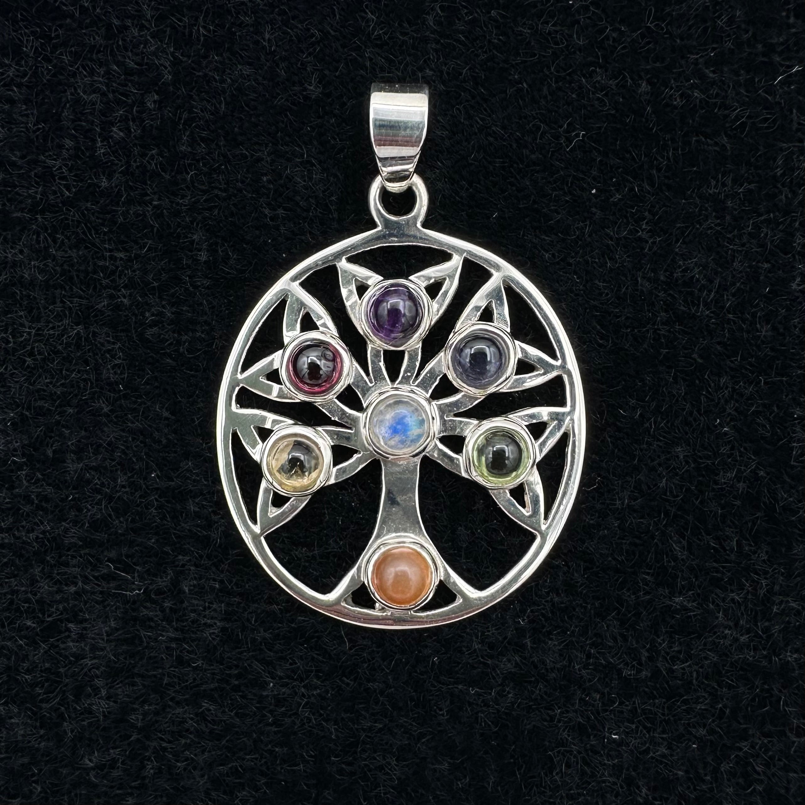Chakra Tree Pendant