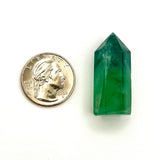 Green Rainbow Fluorite Points