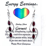 Garnet Energy Earrings