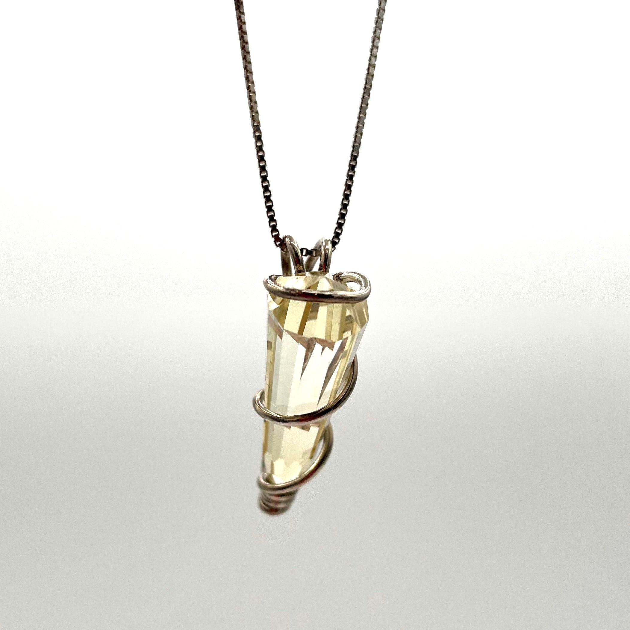 Citrine Mini Kabbalistic Necklace- Paul Jensen Signature Collection