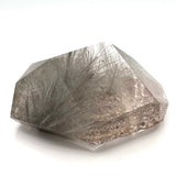 Stunning Silver Rutilated Smoky Quartz- Double Terminated- 1 Raw Side