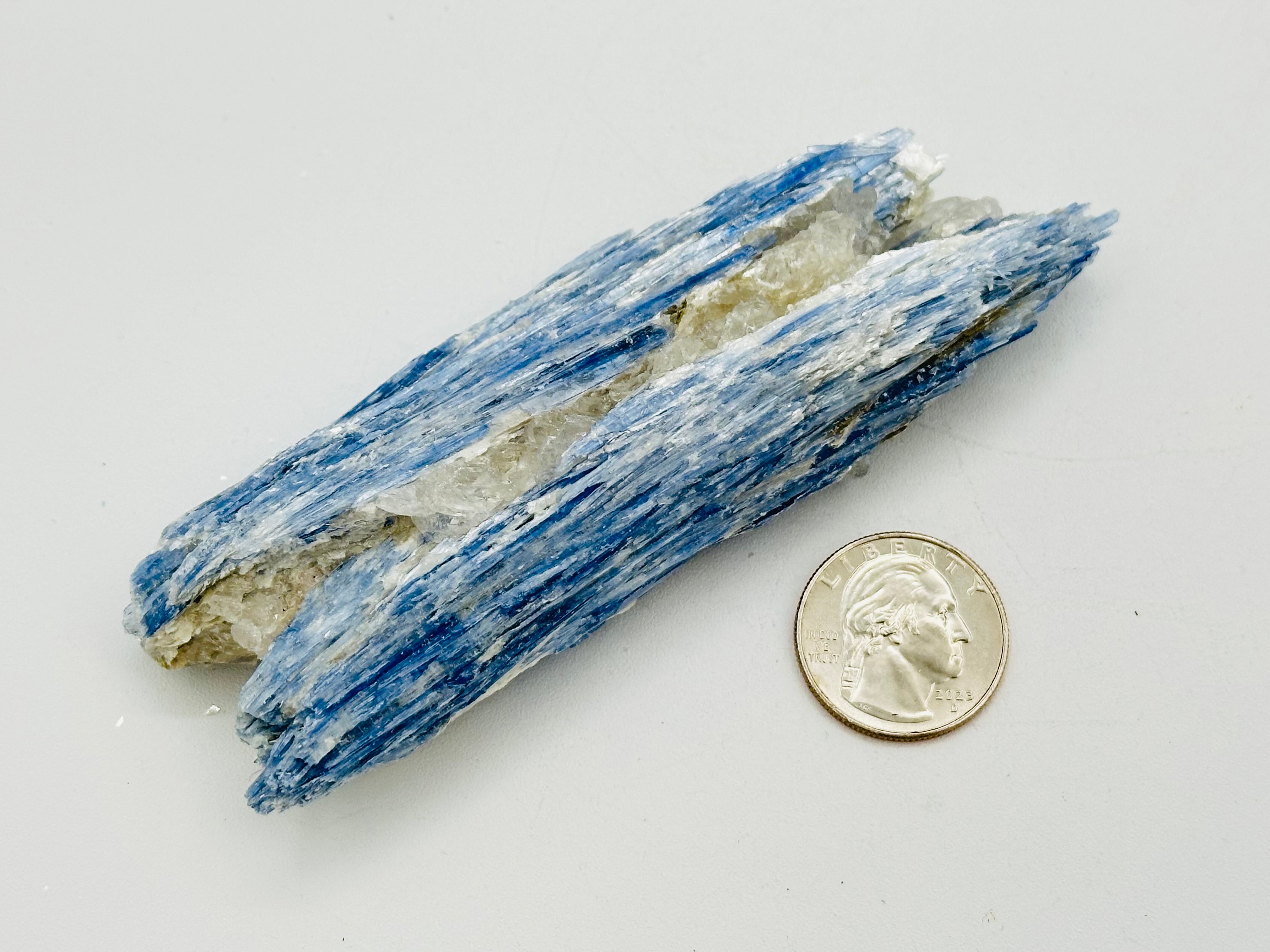 Raw Kyanite with Quartz