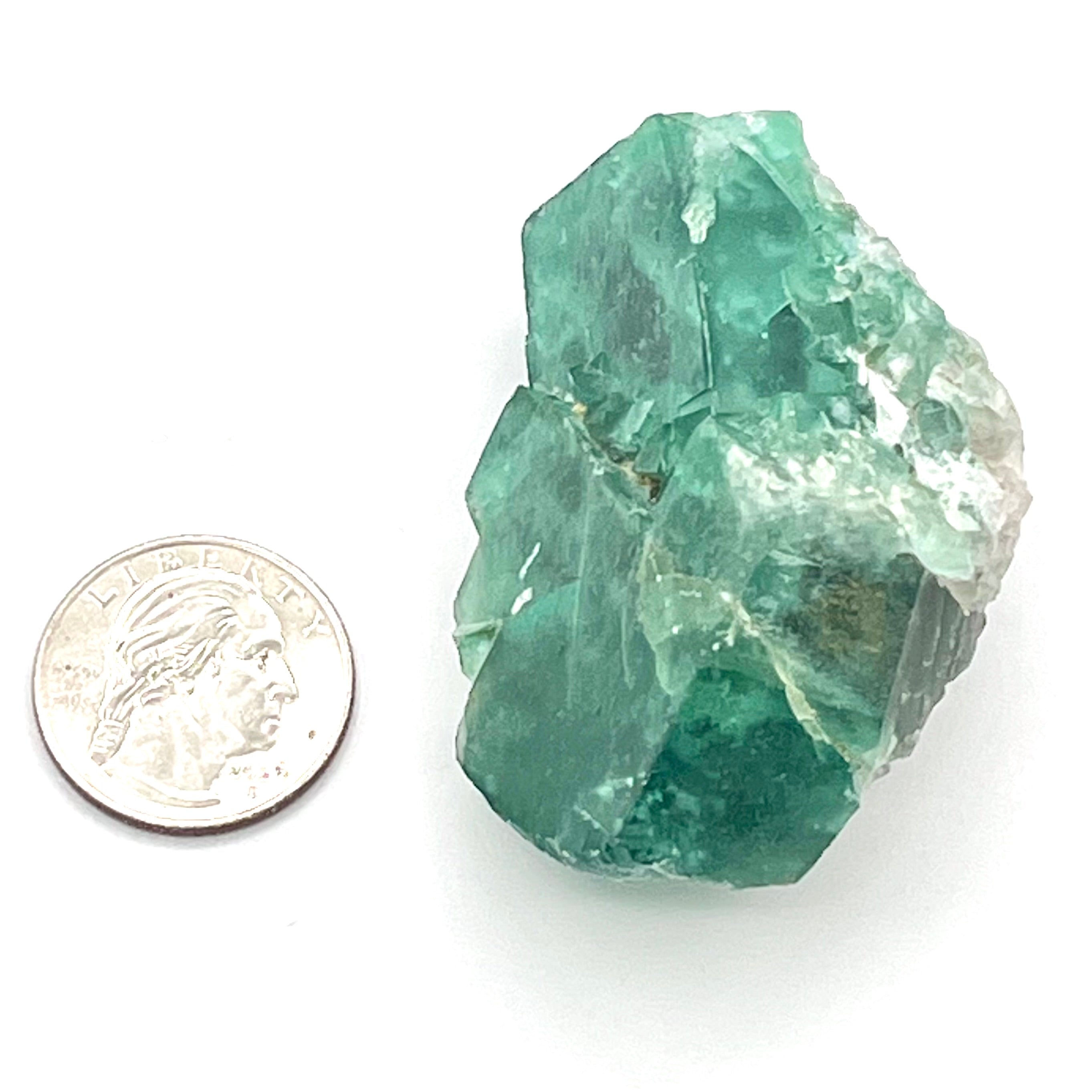 Raw UV Green Fluorite