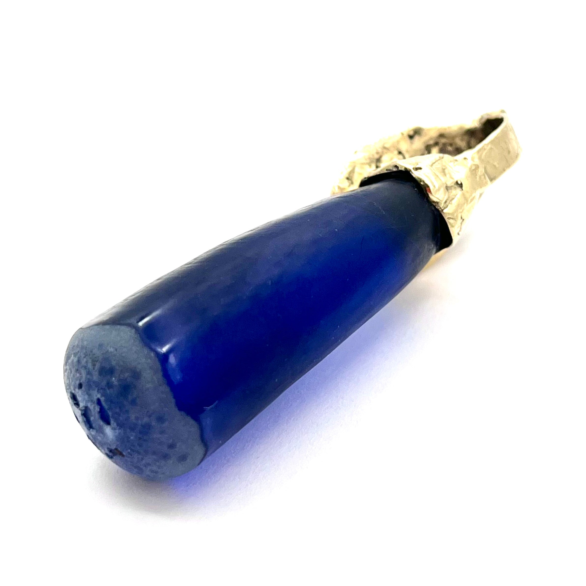 Star Ruby, Blue Sapphire& Gold Pendant- Joel Glick Exclusive Collection- #20