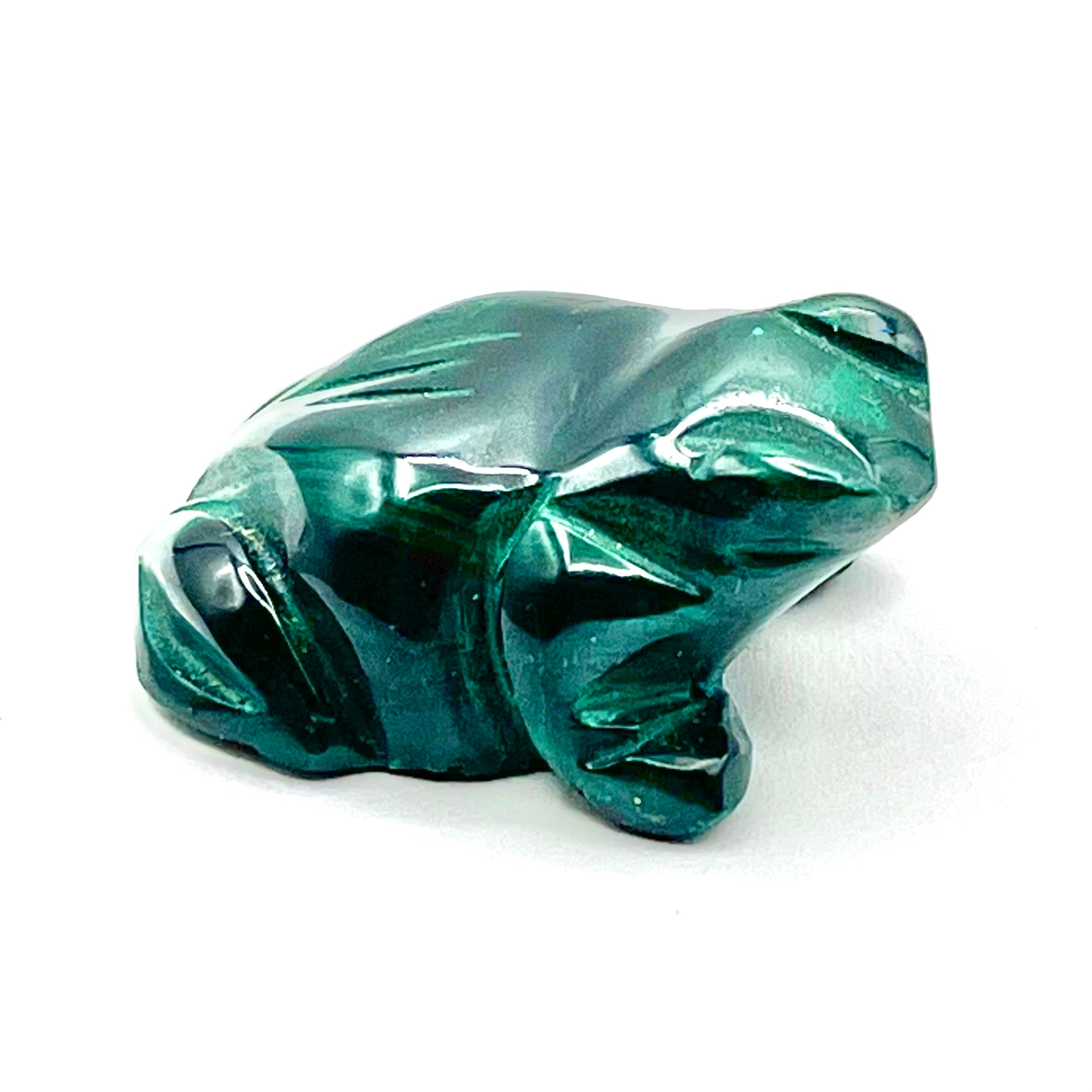 Malachite Animal Carving- Frog