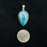 Blue Apatite Pendant
