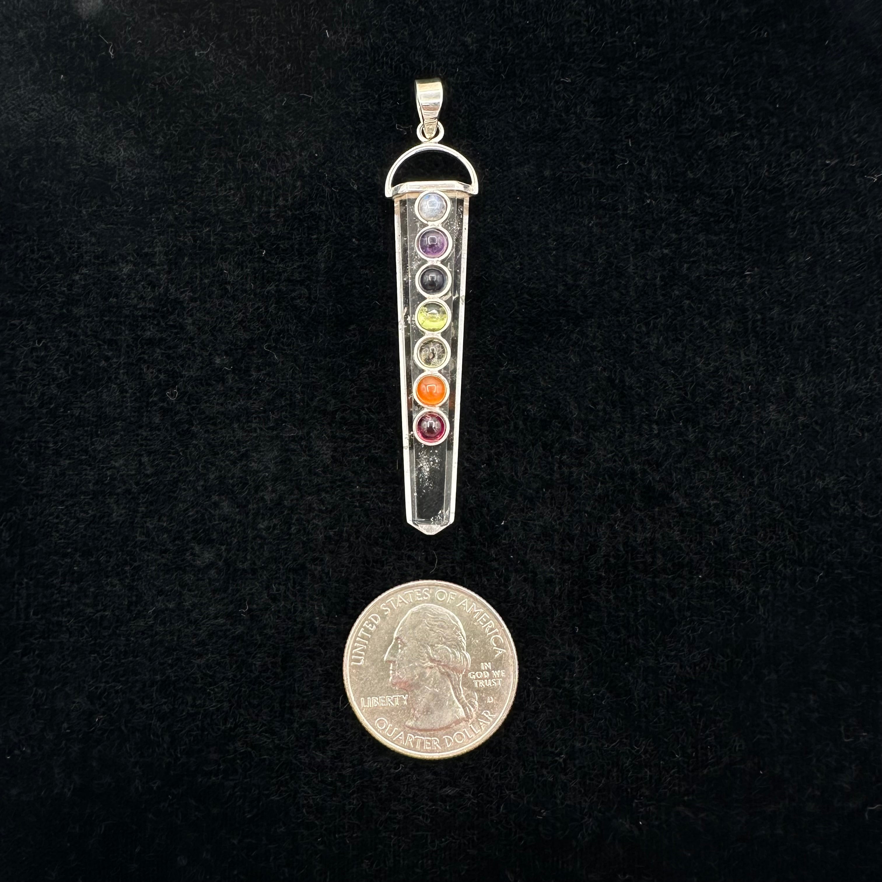 Quartz Chakra Pendant