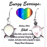 Shell Turtle Energy Earrings