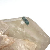 Gorgeous Quartzcite w/ Mica & Beautiful Green Tourmaline Beryl- Double Terminated