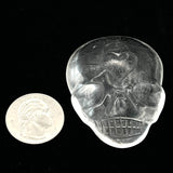 Clear Quartz Skull Palmstone