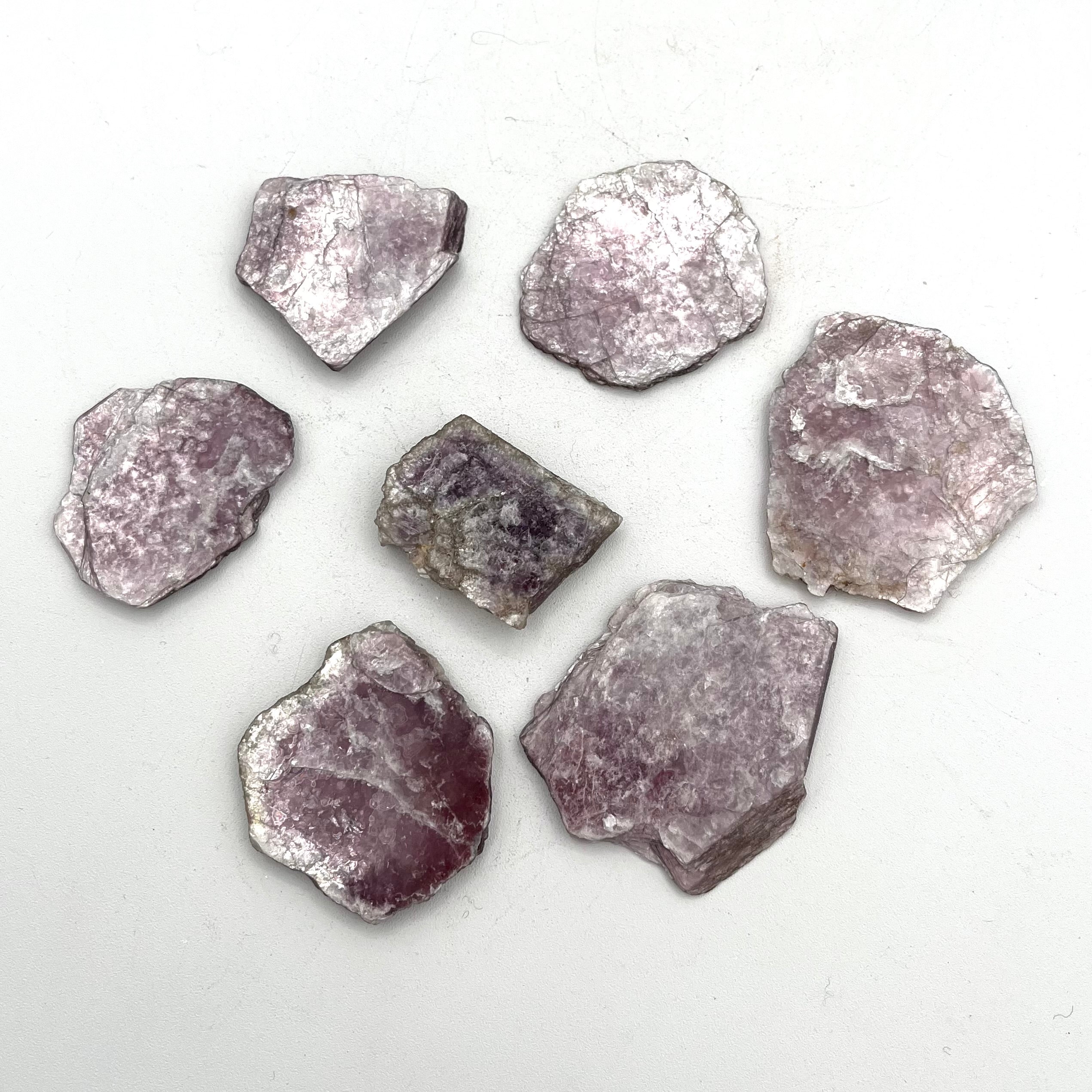 Lepidolite Slices 0.4-0.7oz