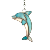 Dolphin Stained Glass
