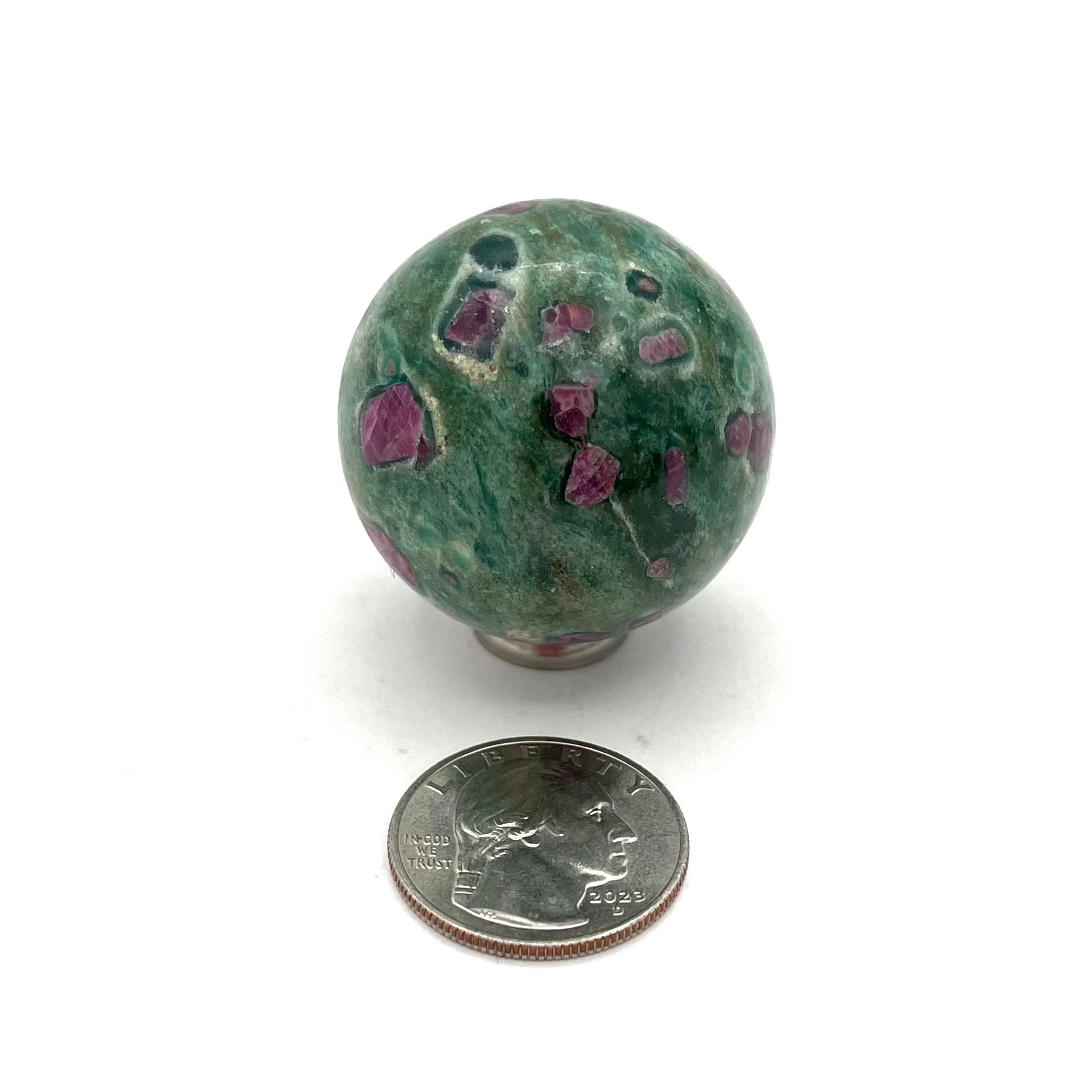 Ruby Zoisite Sphere