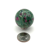 Ruby Zoisite Sphere
