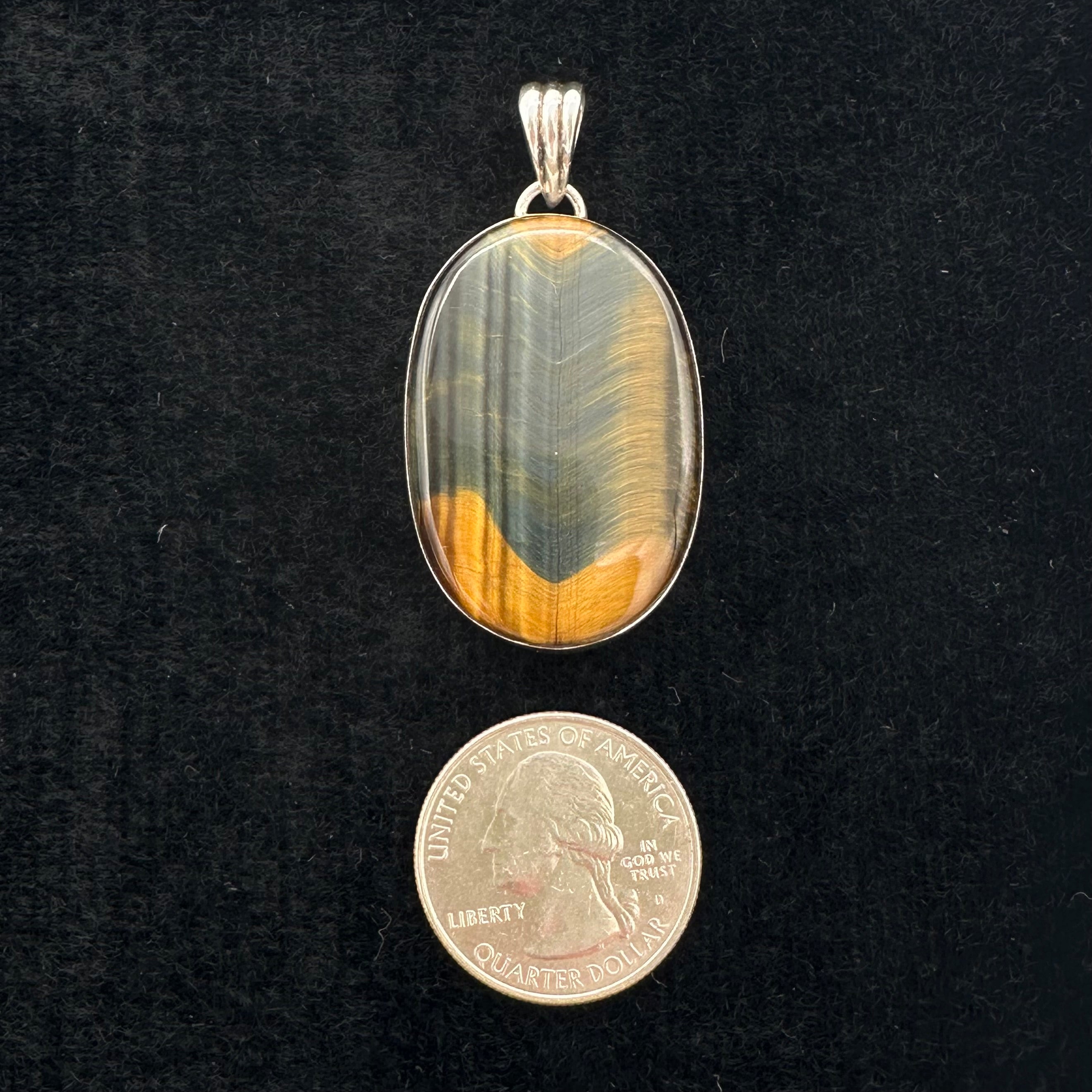 Blue Tiger’s Eye Pendant