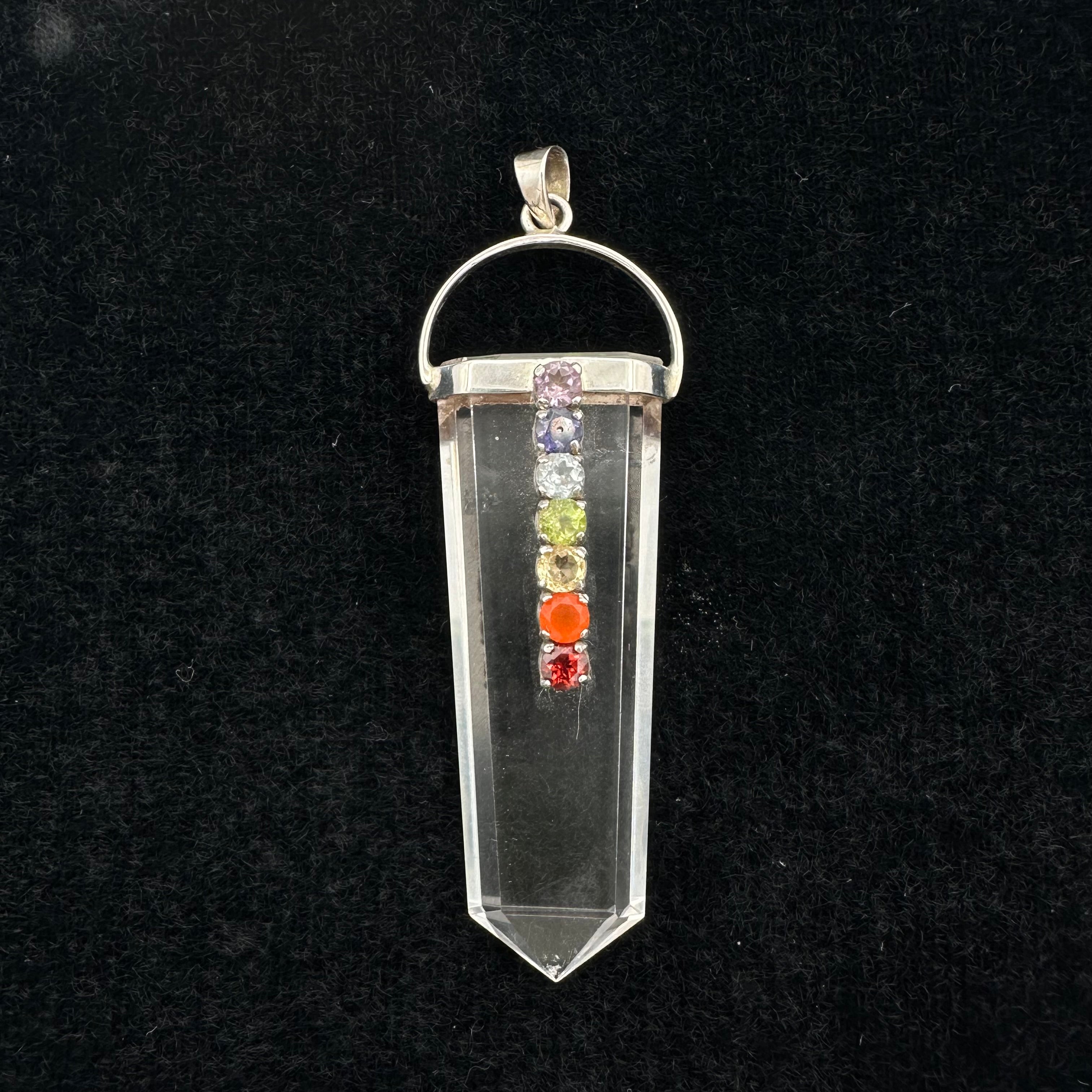 Quartz Chakra Pendant