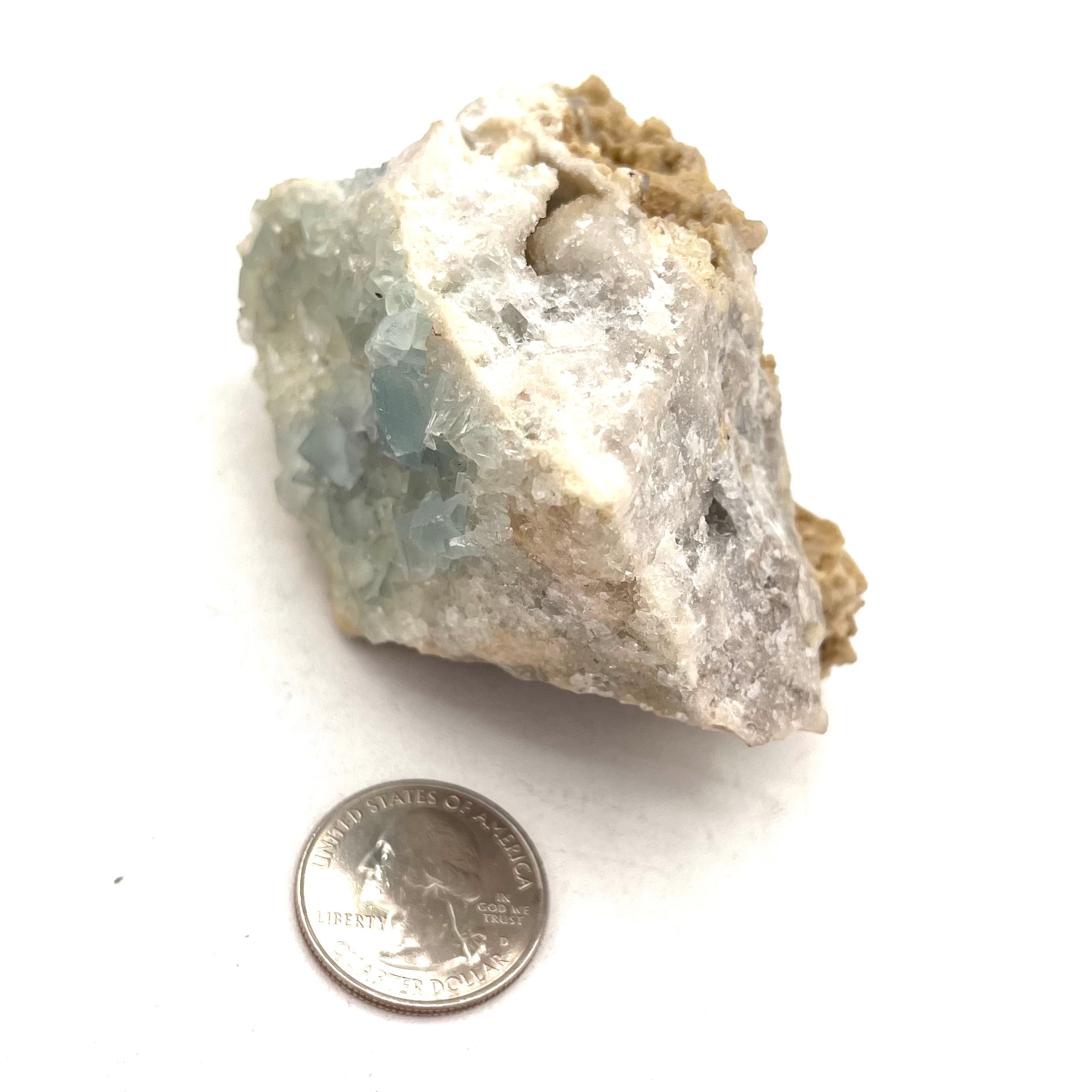 Blue Fluorite Druzy Matrix