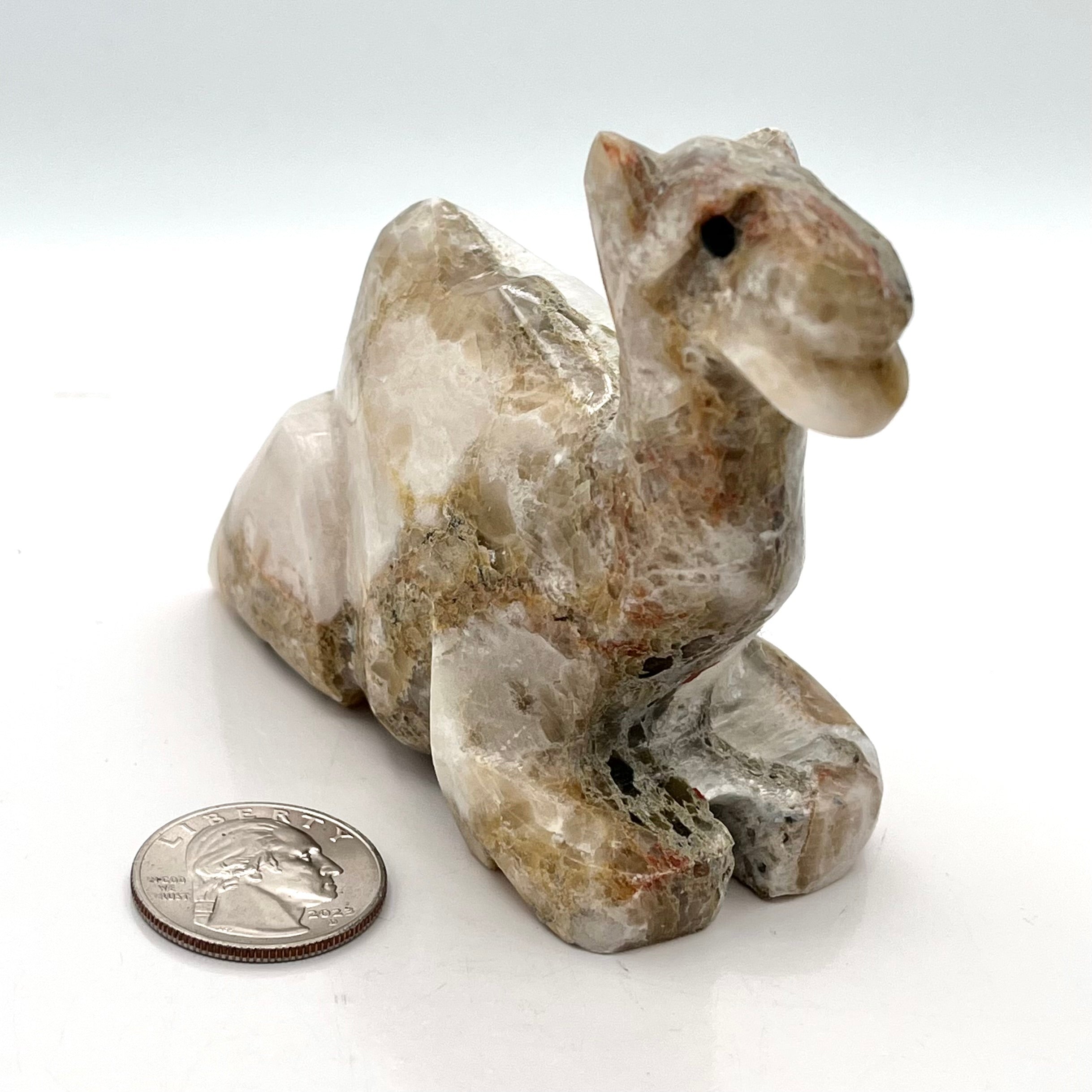 Calcite Camel Carving