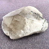 Extra Large Light Smoky Quartz w/ Beautiful Green Tourmaline Inclusions