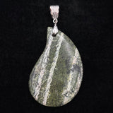 Silver Leaf Jasper Pendant