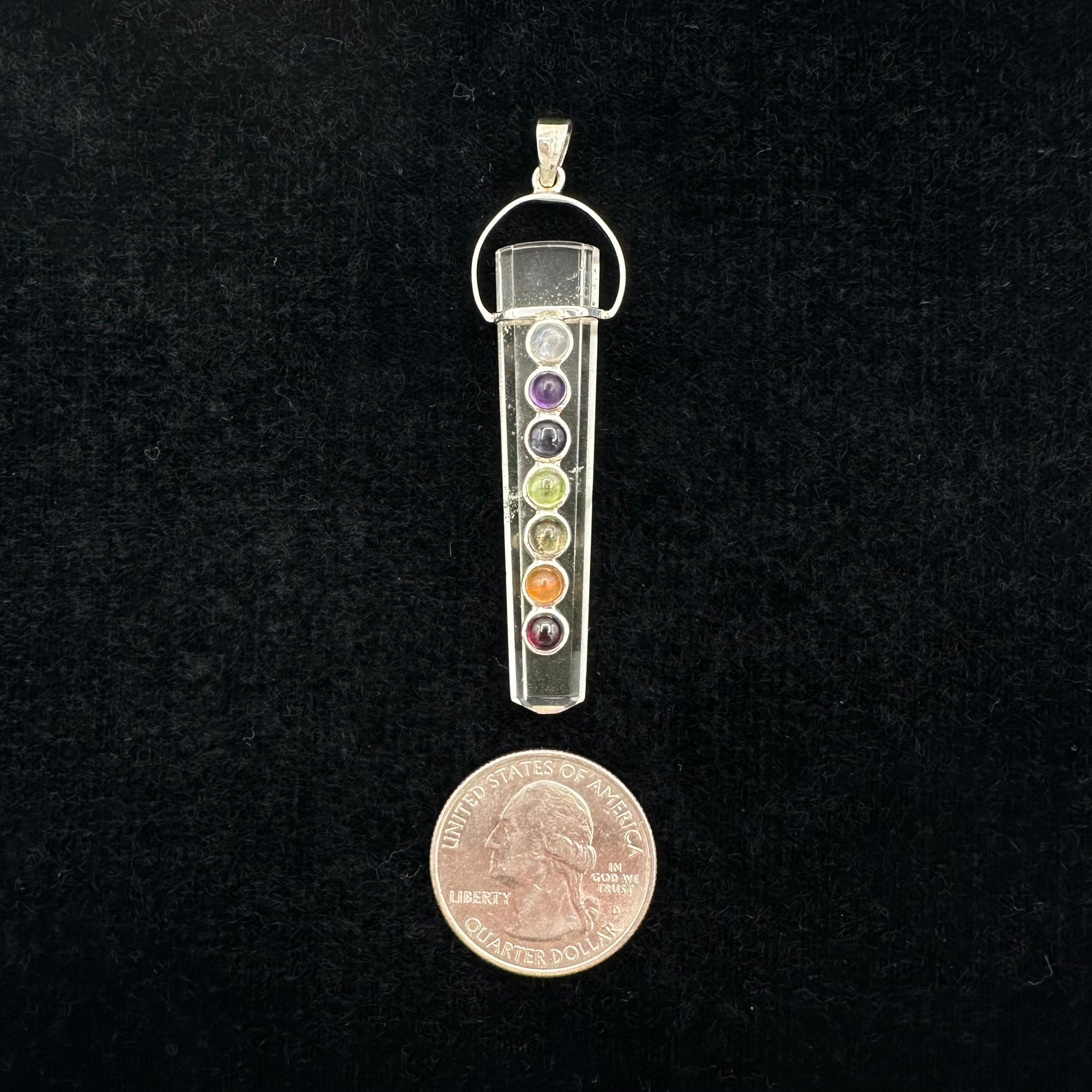 Quartz Chakra Pendant
