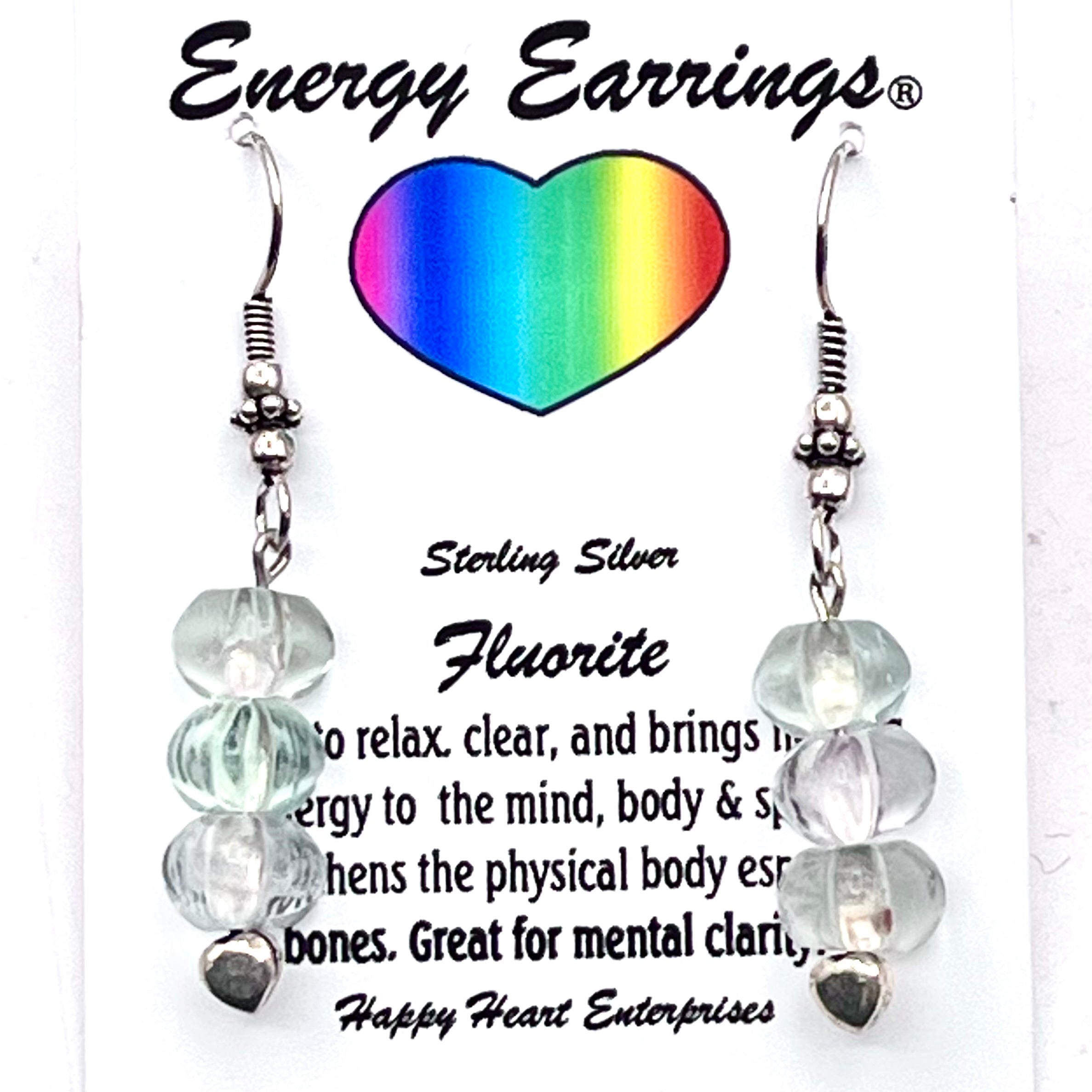 Fluorite Energy Earrings