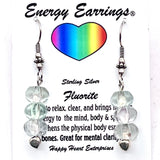 Fluorite Energy Earrings
