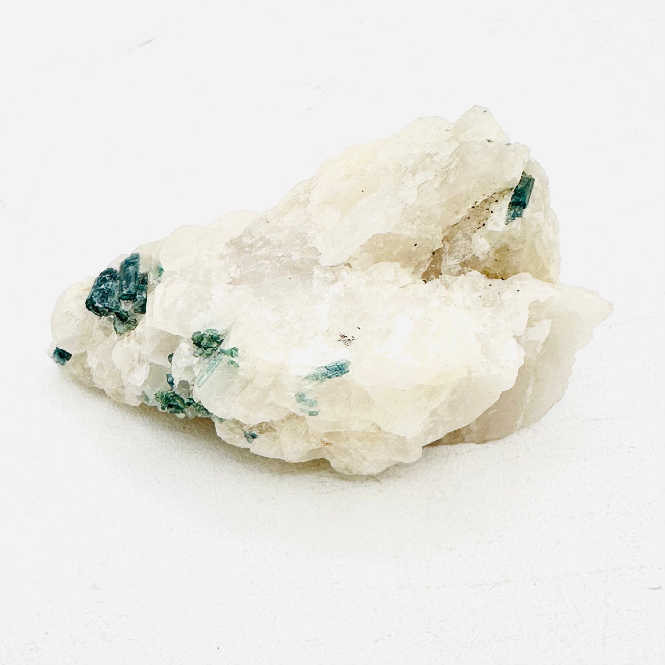 Blue Tourmaline in Quartz