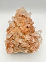 Pink & Chlorite Quartz Cluster