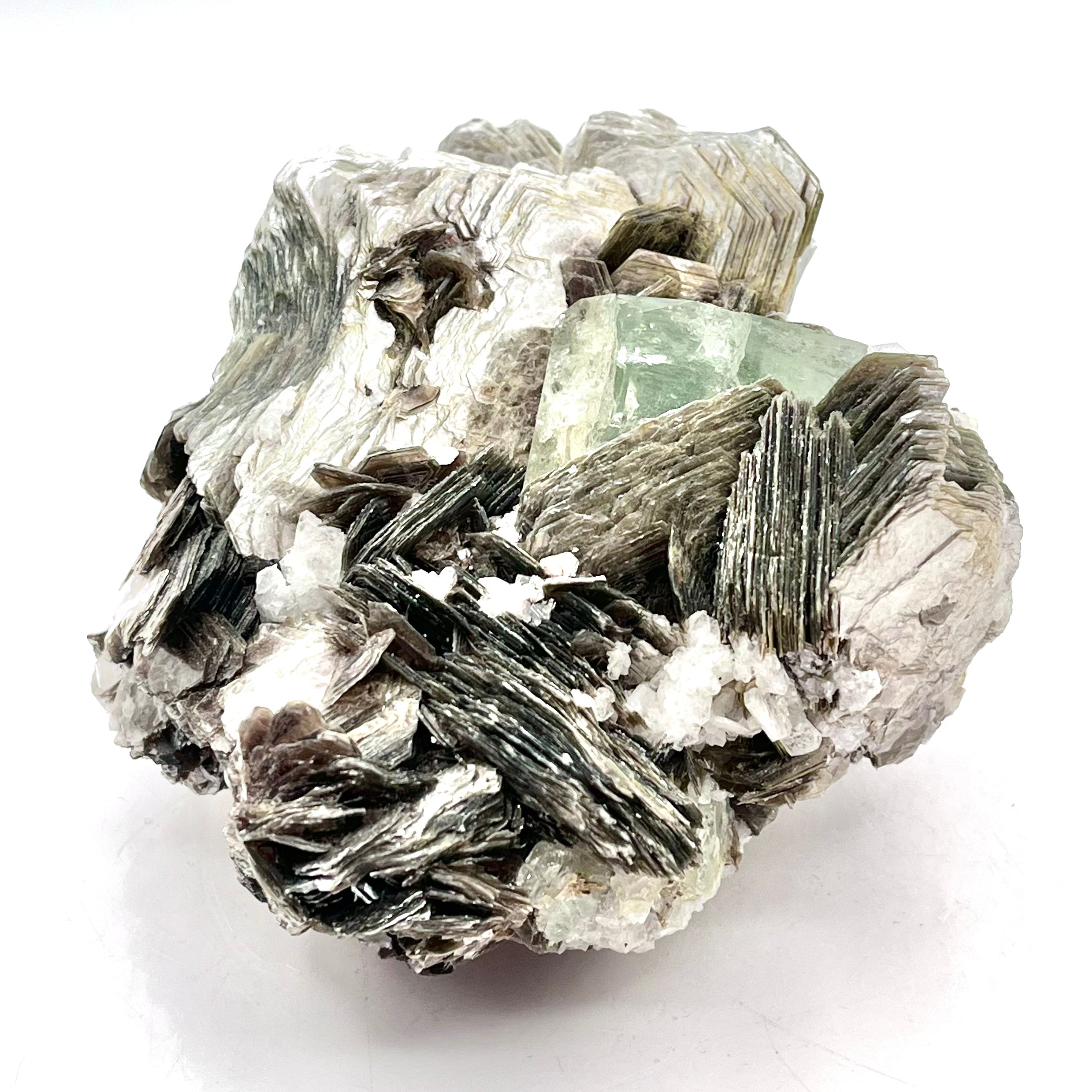 Incredible Aquamarine Beryl in Mica & Clevelandite
