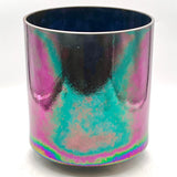 7" G#-35 Earth, Platinum, Aqua Aura Gold 122406 Crystal Tones Singing Bowl