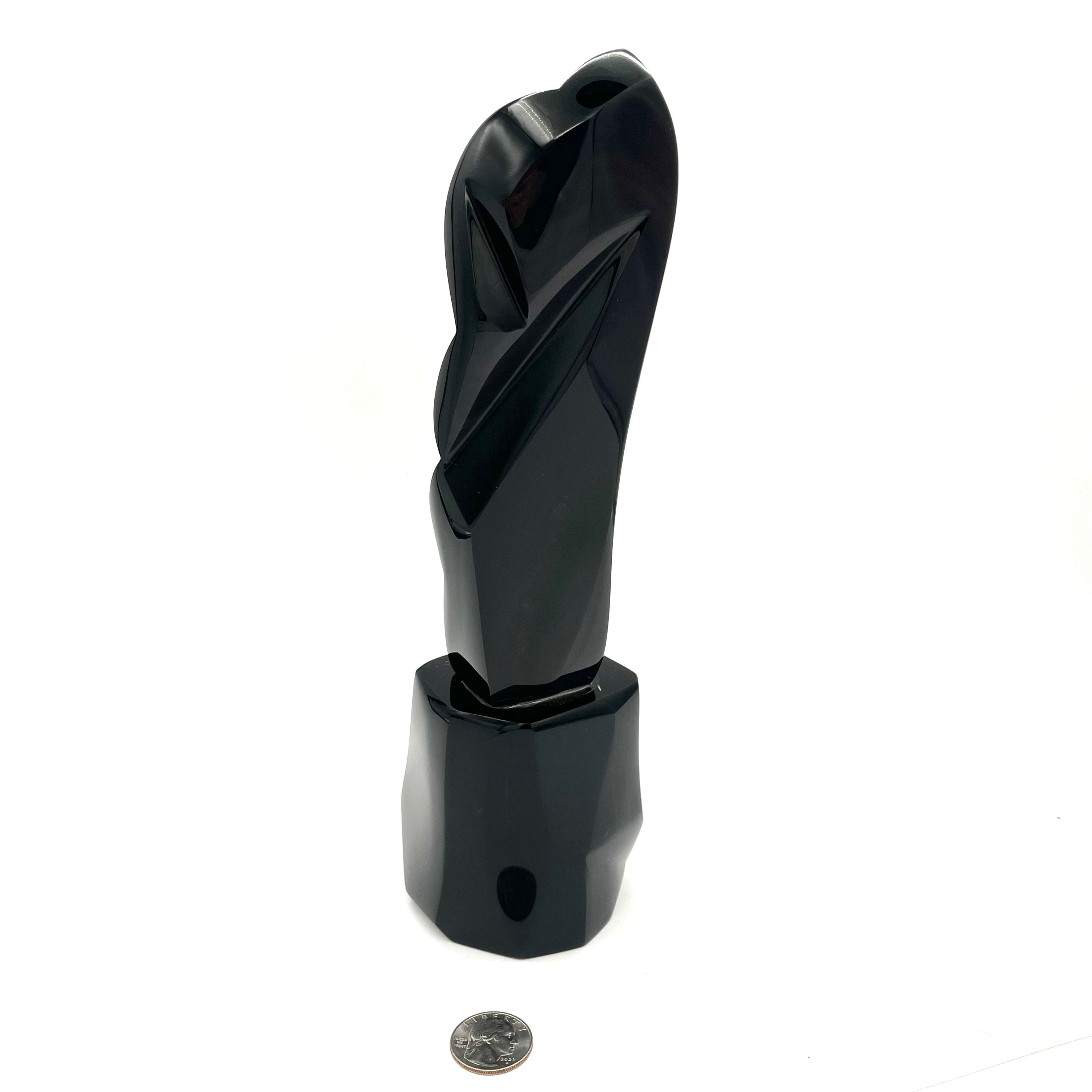 Rainbow Obsidian Polished Heart Sculpture
